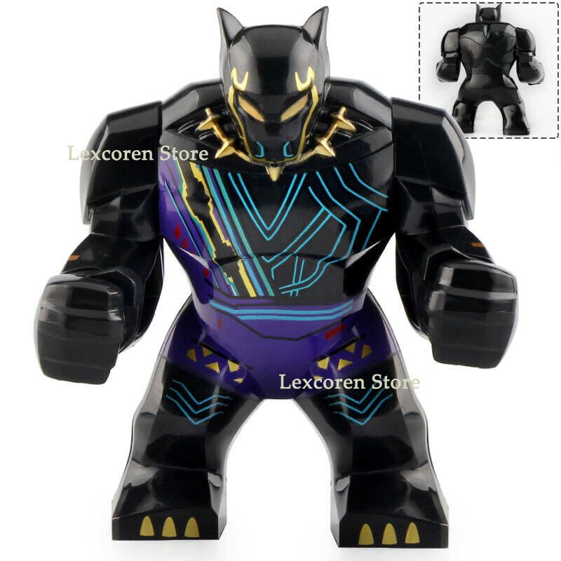 Big size Former Black Panther Marvel Comics Super Heroes Minifigures Toy