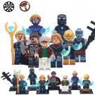 8pcs/set Avengers Endgame Captain Marvel Nova Iron Man Thor Korg Minifigure