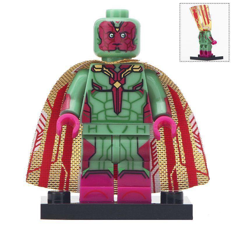 Vision Avengers Superhero Marvel Comics Moc Minifigures Toy Gift For Kids