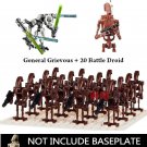 21pcs Star Wars Movies Minifigures General Grievous Commanded Battle Droid Army