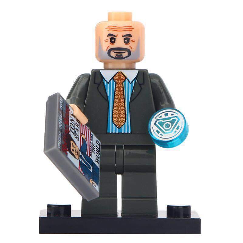 Obadiah stane Marvel Universe Iron Man Moc Minifigures Toy Gift For Kids
