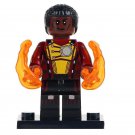 Firestorm Matte Red Superhero DC Universe The Flash Moc Minifigures Block