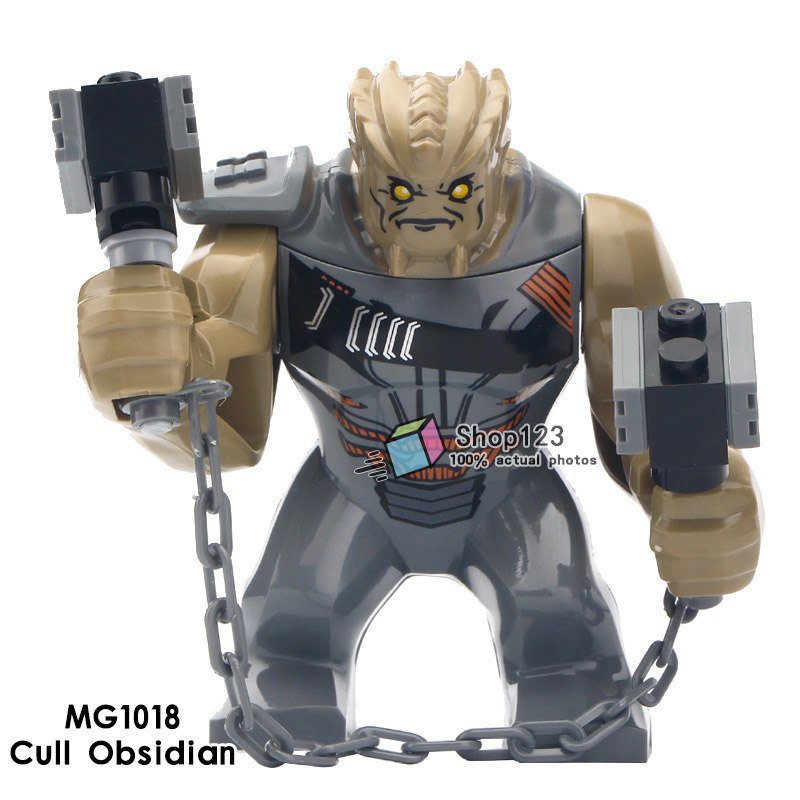 Single Sale Big Size Black Dwarf Cull Obsidian Avengers Infinity War Minifigures
