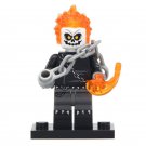 Johnny Blaze Ghost Rider Marvel Superhero Moc Minifigures Gift For Kids