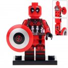 Deadpool (Captain America Version) Marvel Superhero Moc Minifigures Gift