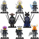 8pcs/set Ninjago Video games Minifigures Lord Garmadon Shark Army Great White