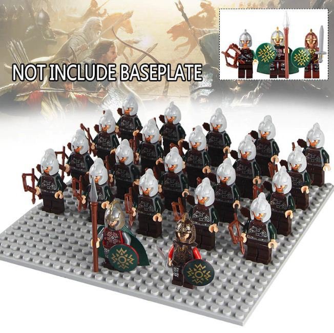 22pcs/set Theoden Eomer Leader Rohan Archer The Lord of the Rings Minifigures