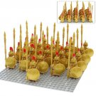 21pcs/set Heroes Spartan Army Rome Commander Medieval Knight  Minifigures Block