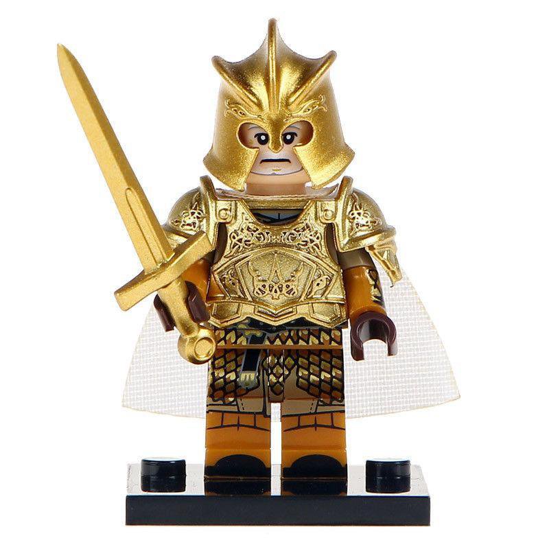 Barristan Selmy Kingsguard Golden Armor Game of Thrones Minifigures Block