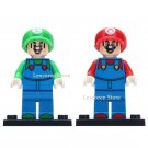 Mario & Luigi Minifigures Super Mario Bros Single Sale Block Toy Gift
