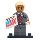Donald Trump (American President) Moc Minifigures Block Gift for Kids