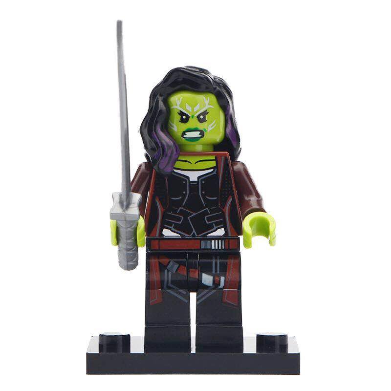Gamora Marvel Universe Guardians of The Galaxy Moc Minifigure Gift For Kids