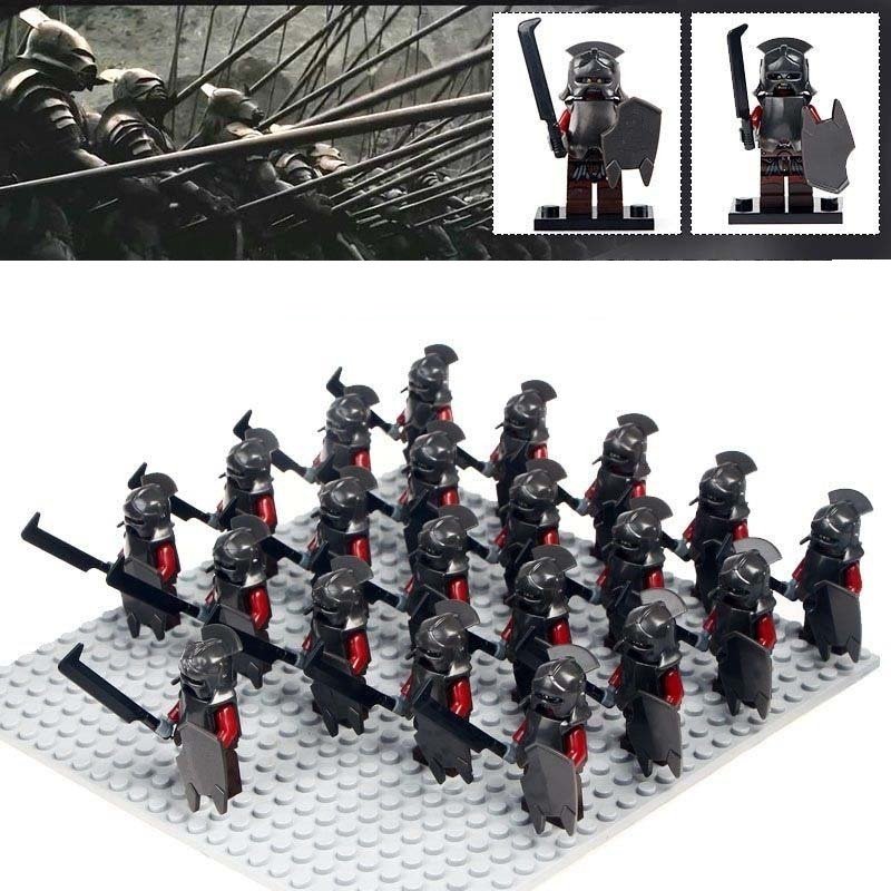21Pcs/set Uruk-hai Army The Lord of the Rings Return of the King Minifigures Toy