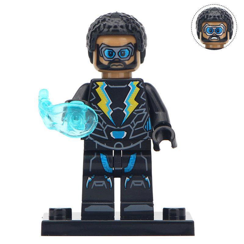 Black Lightning DC Comics Superhero Moc Minifigures Toy Gift For Kids