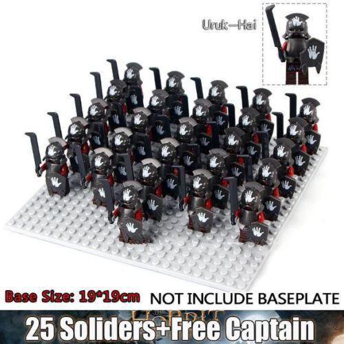 26pcs/set Uruk-Hai Army The Lord of the Rings Battle of Hornburg Minifigure