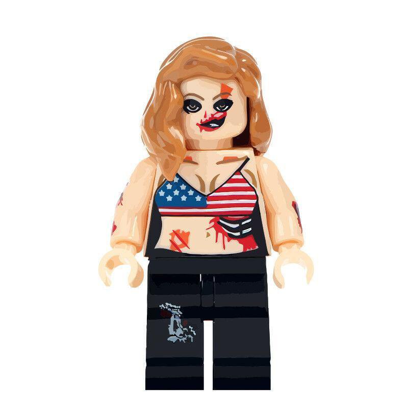 Trump Supporter Zombie Girl Horror Moc Minifigures Toy Gift For Kids
