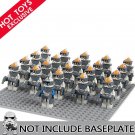 21pcs/set Star Wars Clone troopers Wolfpack Battalion Republic Army Minifigures