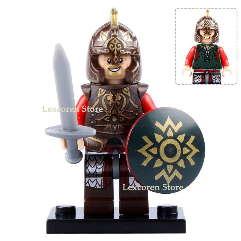 Theoden King of Rohan (Full Armor) The Lord of the Rings Minifigures Toy