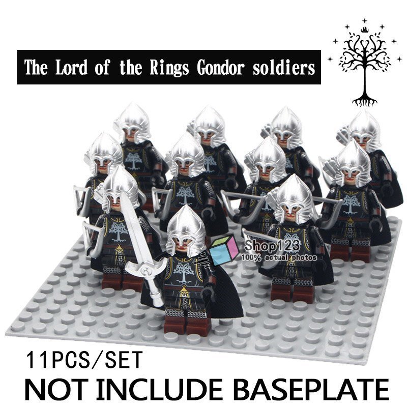 11pcs/set Gondor Archers The Lord of the Rings Battle of the Black Gate Toy
