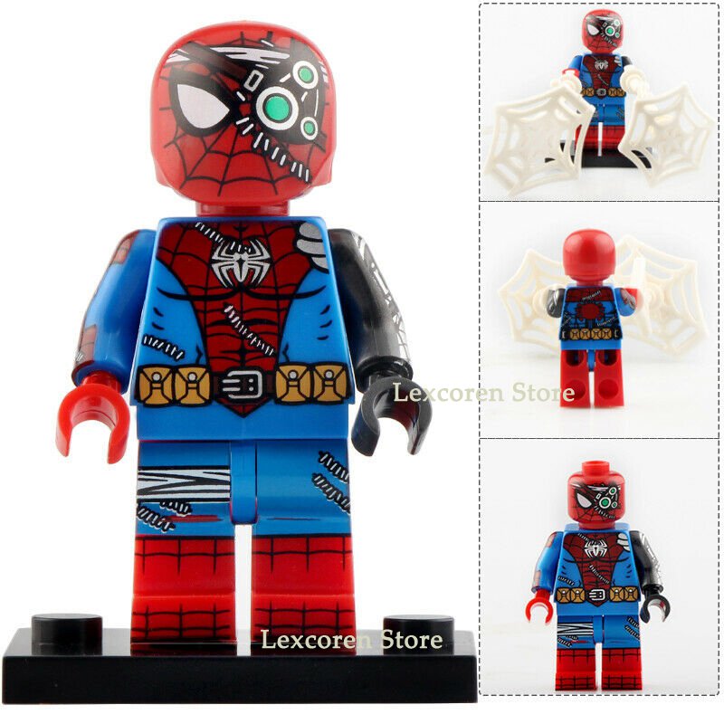 Cyborg Spiderman - Marvel Comics Super Heroes Minifigures Toy New