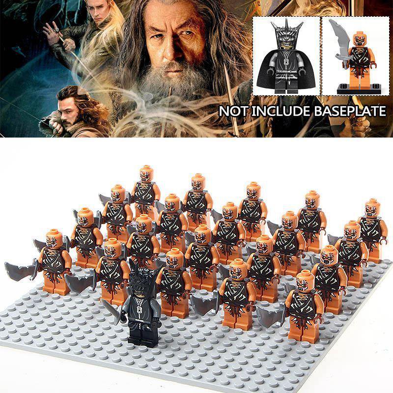 21pcs The Lord of the Rings Minifigures Mouth of Sauron Leader Mordor Orc Army