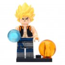 Gogeta Dragon Ball Z Super Saiyan Moc Minifigures Toy Gift For Kids