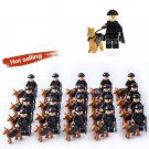 21pcs/set Special force Crime prevention force with police dogs Minifigures Toys