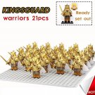 21pcs/set Kingsguard the White Swords Jaime Selmy Game of Thrones Minifigures