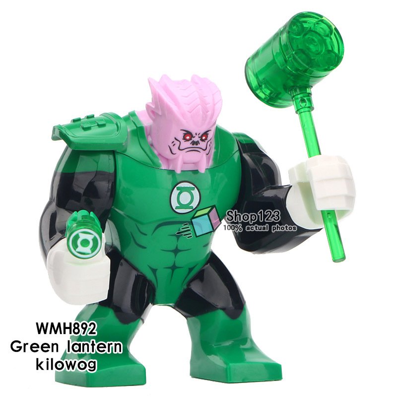 Single Sale Big Size Kilowog Green Lantern Corps Superhero DC Movies Minifigures