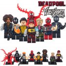 8pcs/set Marvel Superhero Venom Carnage Spiderman & Deadpool Domino Minifigures