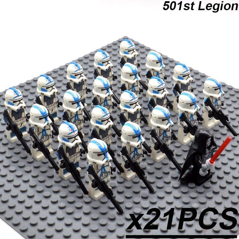 21pcs/set Darth Malgus leader 501st Legion Star Wars Old Republic Minifigures