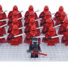 21pcs/set Kylo Ren Leader The Red Guard Minifigures Star Wars The Force Awakens