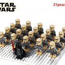 21pcs/set Star Wars Rogue One Darth Vader Commanded Shoretroopers Minifigures