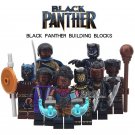 8pcs/set Marvel Superhero Black Panther Minifigures Shuri Erik Killmonger W'Kabi