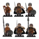 6pcs/set Game of Thrones Minifigures House Stark Eddard Stark Jory Cassel Archer