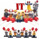 8pcs/set IT Horror movie Georgie The clown Pennywise With Balloon Minifigures
