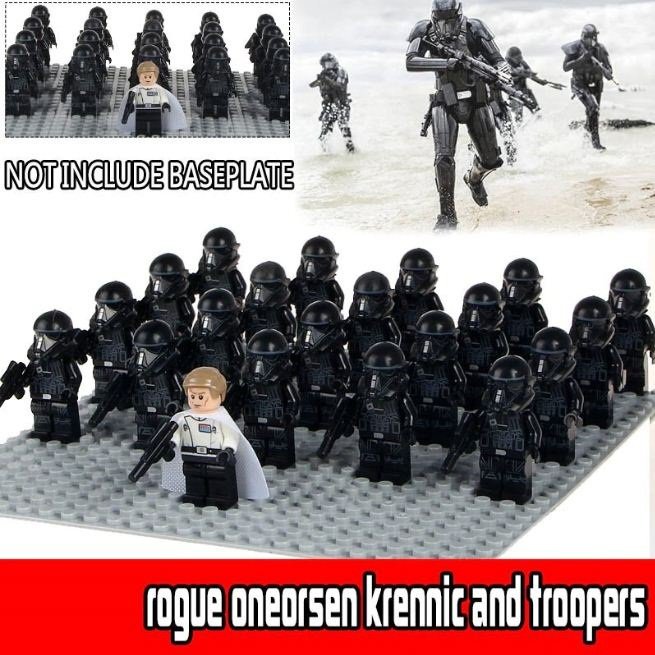 21pcs/set Star Wars Rogue One Orson Krennic Commanded Death Troopers Minifigures