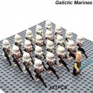 21pcs Star Wars The Clone Wars Minifigures Ki-Adi-Mundi Leader 21st Nova Corps