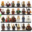 24pcs The Hobbit Lord of the Rings Gandalf Thorin Bilbo Uruk-hai Orc Minifigures