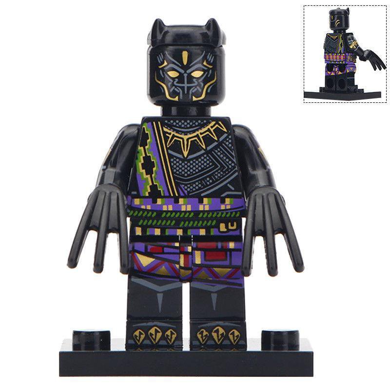 Black Panther Traditional suit Marvel universe Single Sale Moc Minifigures