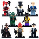 8pcs/set DC Batman Alfred Bruce Wayne Barbara Commissioner Gordon Minifigures