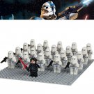 21pcs/set Snowtroopers Army And Kylo Ren Star Wars The Last Jedi Minifigures
