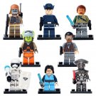 8pcs/set Star Wars Movies Inquisitor Hera Syndulla Kanan Jarrus Minifigures
