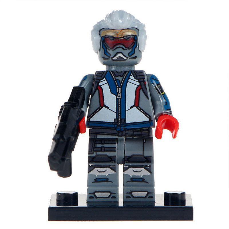 Solider 76 Heroes Overwatch Minifigures Block Toy Gift For Kids