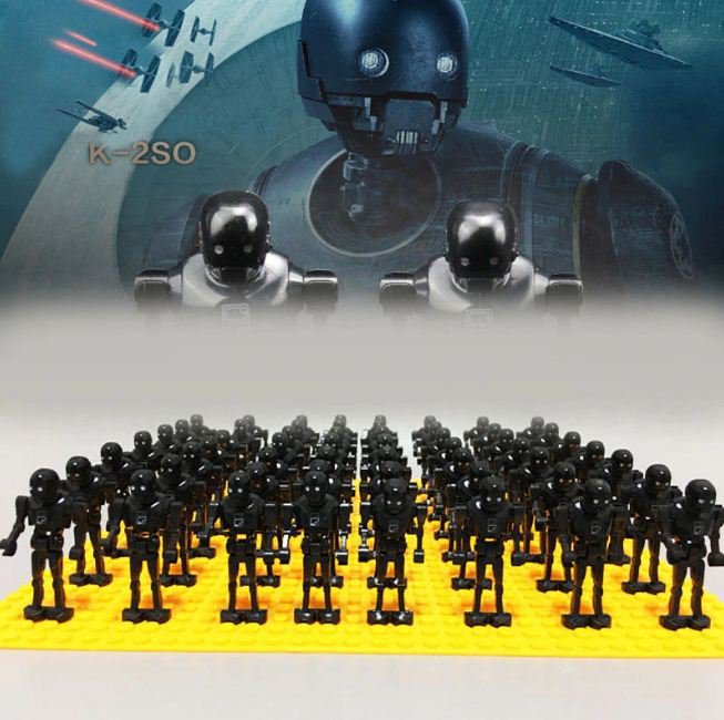 20pcs/set K-2SO Robot Army Battle Droid Rogue One Star Wars Minifigures Block