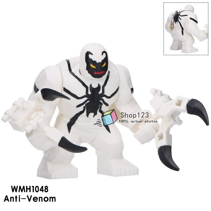 Single Sale Big Size Symbiote Anti-Venom The Amazing Spider-Man Minifigures Toy