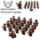 21pcs/set Archers Army of Stark House & Eddard Stark Game of Thrones Minifigures