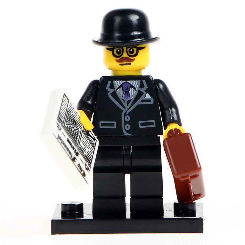 Business Man Minifigures Block Moc Toy Gift For Kids