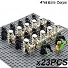 23pcs Star Wars Minifigures 41st Elite Corps Master Yoda & Clone Commander Gree
