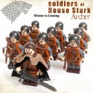 10pcs/set Eddard Stark Archer House Stark Soldiers Game of Thrones Minifigures